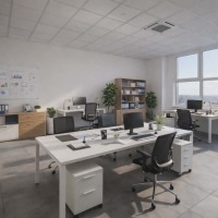 Nowoczesna powierzchnia biurowa